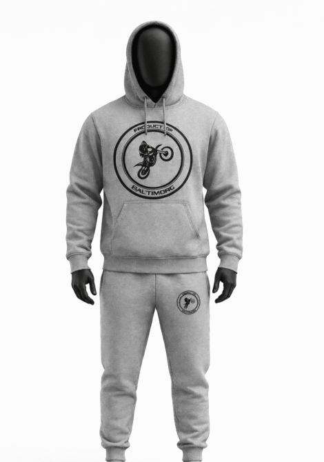 Grey Paperboy$ Sweatsuit